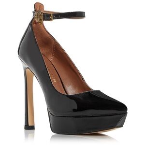 Kurt Geiger London Shoreditch Court Black Patent Leather Heels Size 36 (5.5/6)